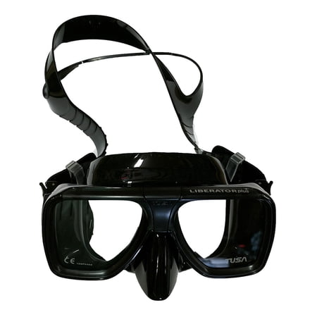 TUSA Liberator Plus Black/Black Diving Mask (TM-5700QB-BK)