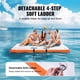 thumbnail image 5 of VEVOR Muelle flotante inflable, plataforma de muelle inflable de 6 x 5 pies, alfombrilla flotante de agua antideslizante con bolsa de transporte portátil y escalera desmontable, 5 of 9