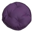 thumbnail image 2 of Taburete de material cuero Artificial Cubre Asiento de Silla Equipo Reemplazo Púrpura 40x10cm, 2 of 7