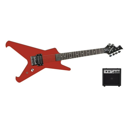 First Act Rad X Electric Guitar Value Pack Red