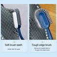 thumbnail image 3 of yilyih Three-Sided Soft Wool Shoe Brush Does Not Hurt Shoes Home Multifunctional Cleaning Brush Washing Shoe Brush, 3 of 8