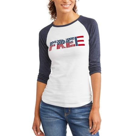 EV1 from Ellen DeGeneres Free 3/4 Sleeve Baseball Graphic Tee Women's