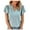 Green, variant on Timegard Eyelet Tops for Women V Neck Ruffle Short Sleeve Loose Tee Shirts Summer Beach Dressy Casual