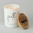 thumbnail image 3 of Better Homes & Gardens Cherry & Clove 14.8oz Scented 2-wick Candle with Farmhouse Lid - Faith, 3 of 5
