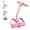 Pink, variant on Multi-Functional Elastic Pull Strap, Portable Resistance Band with Handles for Full-Body Workouts