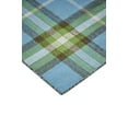 thumbnail image 3 of Jens Eco-Friendly PET Dhurrie, Horizon Blue/Green, 8ft x 10ft Area Rug, 3 of 7