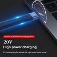 thumbnail image 2 of Data Wire Portable 10Gbps Transmission Line 4K Video Support High Speed Data Transmission Wide Application Lightweight PVC Cable USB-A to USB-C 2, 2 of 7