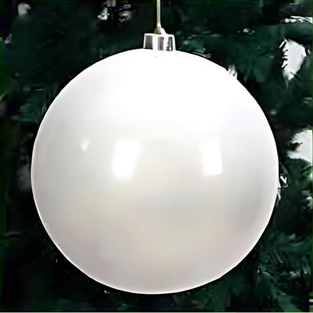 Bola Decorativa Bolas de plástico con purpurina navideñas de 15 cm para colgar del techo y decorar el árbol (1 unidad) Rkxzt