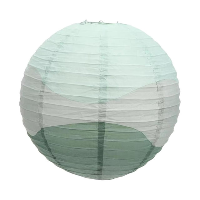 Lámpara colgante de techo, pantalla de papel, luces colgantes modernas, 40cm/15,75 pulgadas, accesorio de iluminación duradero DIY para sala de estar Verde