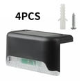 thumbnail image 3 of Solar Powered Deck Light Patio al aire libre Patio Foco impermeable Lámpara de camino de escalera 4 piezas Methold HA7082-00B*4, 3 of 7