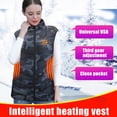 thumbnail image 4 of USB Heated Vest for Men and Women Rechargeable Battery Powered Thermal Jacket Outdoor Winter Sports Gear, 4 of 7