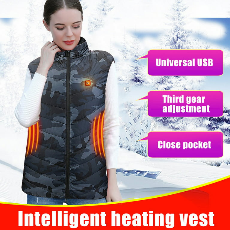 HSMQHJWE Unisex Outdoor Warm Clothing Heated for Riding Skiing