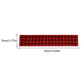 thumbnail image 4 of tredstone Christmas Table Mat Xmas Grid Strip Simple Style Drink Coaster Waterproof Home Decor Kitchen Placemats Tablecloth New Year, 4 of 6
