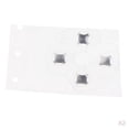 thumbnail image 1 of 2x reemplazo D Pad botón Metal cúpula película conductora pegatina se adapta, 1 of 9