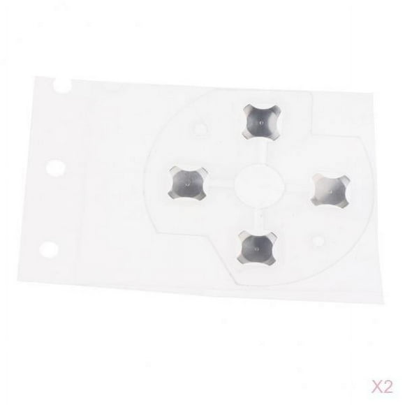 2x reemplazo D Pad botón Metal cúpula película conductora pegatina se adapta
