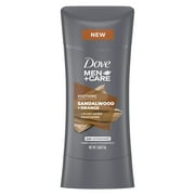 Dove Men+Care Antiperspirant Deodorant Antiperspirant Sandalwood + Orange Natural Inspired Deodorant For Men 2.6 Oz.
