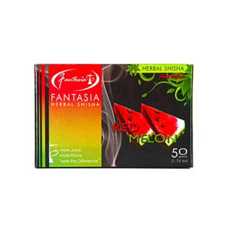 Fantasia Herbal Shisha 50g - Hookah Flavors (RED (Best Hookah Flavors Combinations India)