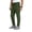 3# Army Green, variant on Track Pants Mens Sweatpants with Zipper Pockets Open Bottom Warm up Athletic Pants for Jogging Workout Gym Running Training Brown M