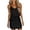 Z-Black271, variant on Women's Elegant Dresses Solid Strap Tie Front Mini Casual For With Sleeveless Resort Style Midi Tank Dress For Everyday Wear