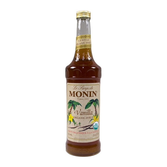 Monin Vanilla Organic Syrup cs 6/750 ml