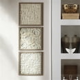 thumbnail image 4 of Ashley Odella 3 Piece Wall Decor Set in Cream and Taupe, 4 of 6