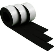 XCEL Window Weather Stripping Foam Rubber Insulation Tape With Adhesive 3 Strips Totalling 52 X 1 X 1/16