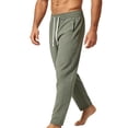 thumbnail image 4 of Zpzdpjkx Mens Solid Tapered Athletic Pants Elastic Drawstring Waist Quickly Dry Breathable All Season Outdoor Training Walking Casual Pants for Mens, 4 of 4