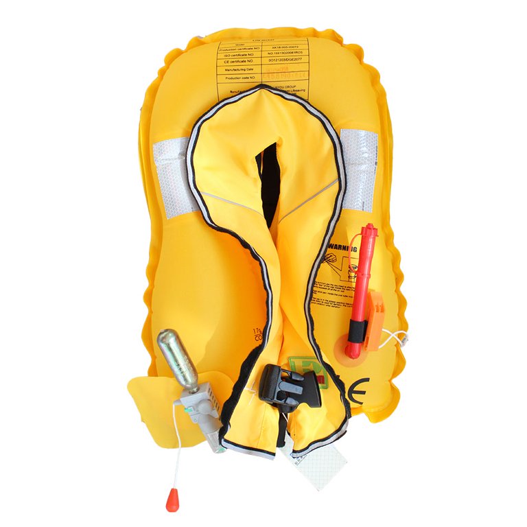 GOTGELIF Automatic Inflatable Life Jacket with Reflectors Safety Adult Life  Jacket PFD Survival Buoyancy Life Vest for Boating Fishing Sailing Kayaking  Surfing Paddling (Max Waist Size: 50'') 