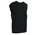 thumbnail image 1 of Youth Padded Compression Shirt,  Quick Drying Collision Resistant Men Padded Chest Rib Protector Vest, Collision Resistant Sleeveless Padded Compression Vest for Baseball Football, 1 of 7