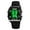 Black, variant on Fashion Women's Men's Digital Watch Tonneau Case Multifunctional Unisex Large Face Outdoor Sport Waterproof LED Casual Wrist Watch with Dual Time Alarm