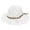 White, variant on Summer Holiday Sun Hat Panama Style Outdoor Outing Shade Bowler Hat Hiking Cap for Men