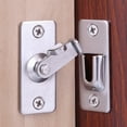 thumbnail image 2 of Huanledash Door Latch Sturdy Construction Rust-proof Stainless Steel 90 Degree Door Locking Latch Hardware Accessories for Home, 2 of 8