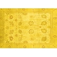 thumbnail image 1 of Ahgly Company Machine Washable Indoor Rectangle Oriental Yellow Traditional Area Rugs, 3' x 5', 1 of 1