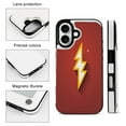 thumbnail image 3 of Compatible with iPhone 11 12 13 mini 14 15 16 Pro Max Plus Wallet Case with Card Holder, PU Leather Kickstand Card Slots Case ( Lightning Flash, iPhone 12 Pro Max), 3 of 7