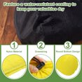 thumbnail image 4 of Saco de Stuff Uxcell, saco exterior impermeable de 9x16 pulgadas con cordón y tapa contra el polvo para acampar, verde, 4 of 7