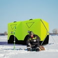 thumbnail image 2 of Outsunny Tente de Pêche sur Glace Isolée pour 8 Personnes, Pop-up, pour -22°F, Vert, 2 of 10