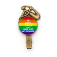 thumbnail image 1 of Rainbow Gay Lesbian ilustración Broche broche broche broche Metal retro, 1 of 3