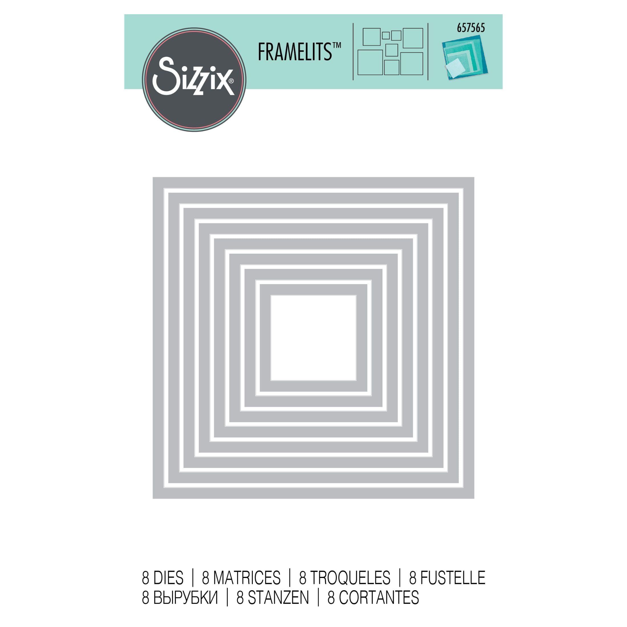 Sizzix Framelits Plus Die 19.05㎝×19.05㎝ Sizzix Framelits Plus Dies 16/Pkg-Banners #2 - Walmart.com