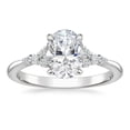 thumbnail image 3 of vylahjewellery Women's Engagement Ring Classic Proposal Ring for Her Vermeil Yellow Gold Wedding Anniversary Ring Unique Bridal Set, 3 of 8