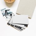 thumbnail image 4 of LIFKOME 1 Set of Flash Cards Blank Black Paper for Teachers Punched Cards with Rings, 4 of 8