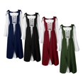 thumbnail image 2 of Vestido Medieval Mujeres Cordones Piso Vintage Cosplay Disfraces Diseño Lindo SG Macarena Vestido medieval de mujer, 2 of 8