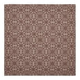 thumbnail image 3 of VHC Brands Custom House Burgundy & Tan Jacquard Table Topper 20x20, Kitchen and Dining Room Decor, Tabletop Accessory, Cotton, Custom House Collection, Square 20x20, Natural, 3 of 3