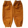 thumbnail image 2 of Mangas de soldadura de cuero para hombres y mujeres, resistentes al calor y al fuego, con puño elástico, protector de brazo de 19" de largo para soldadores esquí esquí Gafas de esquí, 2 of 4