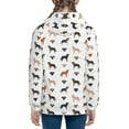 thumbnail image 6 of Kdxio Labrador Retriever Dog Pattern Kids Boys Girls Zip Up Hoodie 3D Printed Hooded Sweatshirt Hoody Coat with Pocket 7-12 Y-Small, 6 of 6