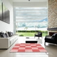 thumbnail image 7 of Ahgly Company Machine Washable Indoor Rectangle Transitional Pastel Pink Area Rugs, 4' x 6', 7 of 7