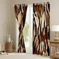 thumbnail image 3 of YST Zebra Print Blackout Curtains Black and Brown Curtains & Drapes, Wild Animal Theme Curtains Safari Black Out Curtains, Abstract Stripe Window Drapes, 3 of 6