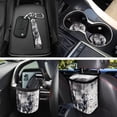 thumbnail image 3 of Jeiento Horse 12 Piece Car Seat Covers Full Set Car Steering Wheel Cover Auto Safe Belt Pads Ink Painting Cup Coasters Garbage Can Keychains Car Vent Organizer Universal Fit for Most Cars SUV, 3 of 7