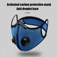 thumbnail image 3 of Outdoor Sports Half Face Cover With Replacement Washable Reusable Bandanas, Activated Carbon Filter Breathable Riding Adjustable Windproof Dust Mask for Running Motorcycle Cycling Skiing, 3 of 9