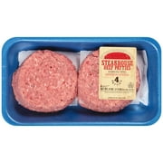 Steakhouse Seasoned 4ct Ground Beef Patties 1.33lbs