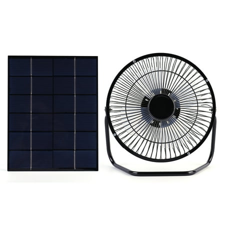 

Mini 7W 6V 8 inch Solar Panel Powered Ventilator Fan for Outdoor Dog House